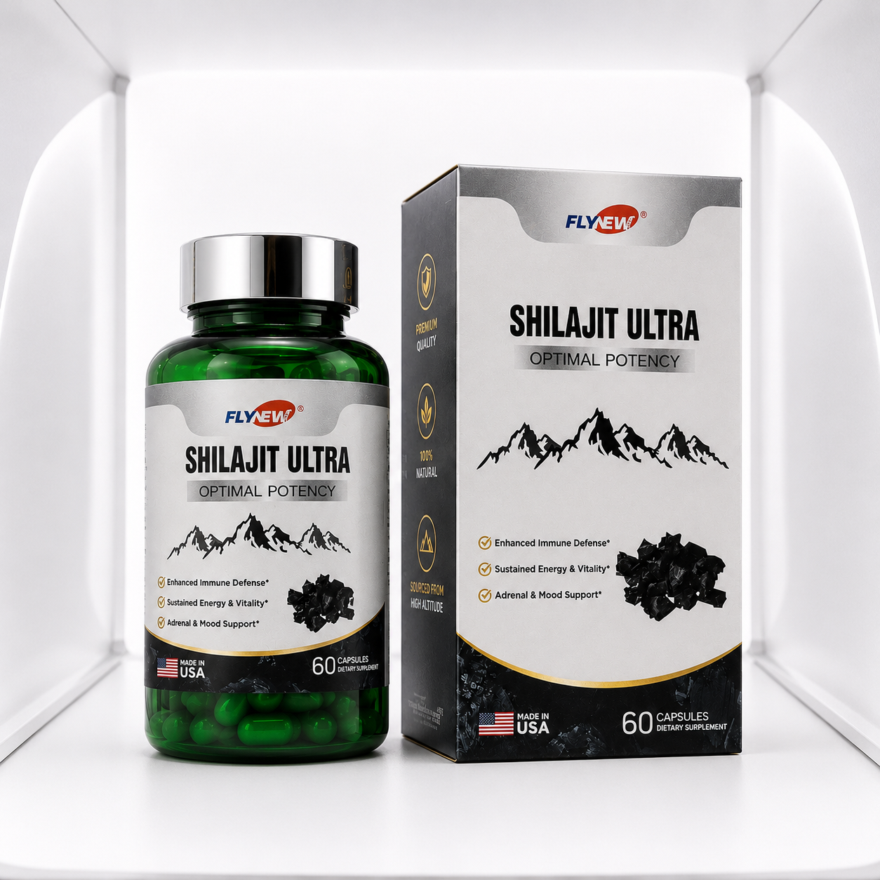 Shilajit Ultra Premium | 60 Capsulas