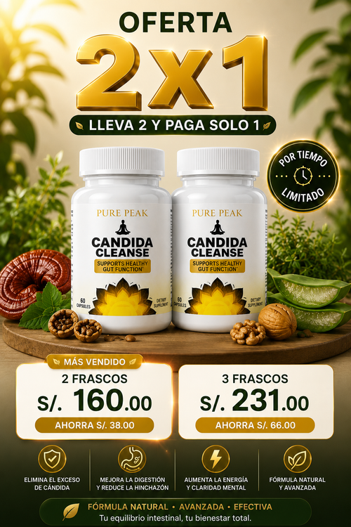 Candida Cleanse Premium | 60 Cápsulas
